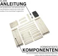 Hochbeet auf Stelzen STELZO M 85x40x75 (BxTxH) - Erhöhtes Blumenbeet aus Holz für Innen- & Außenbereich - Kräuterbeet aus natürlicher Kiefer für Garten, Balkon und Terrasse, 100% Nachhaltig - Thumbnail 6