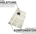 Hochbeet auf Stelzen STELZO L 123x61x75 (BxTxH) - Erhöhtes Blumenbeet aus Holz für Innen- & Außenbereich - Kräuterbeet aus natürlicher Kiefer für Garten, Balkon und Terrasse 100% Nachhaltig - Thumbnail 8