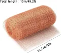 Schneckenzaun Kupferdraht Kupfernetz Gegen Schnecken12.7cmx15m,Schneckenschutz Hochbeet Schneckenabwehr Elektrochemi,Kupferband Gegen Schnecken Hochbeet,Schneckenfalle Garten Für Anti Schneckenstopp - Thumbnail 2