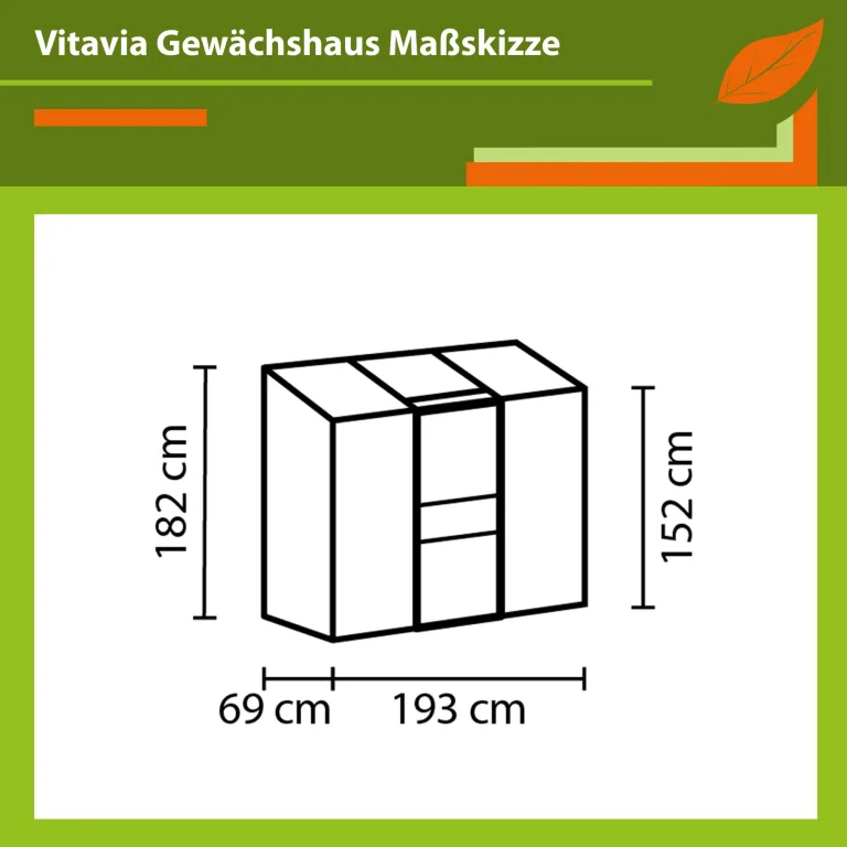 Vitavia Anlehn-Gewächshaus Styx 1300", schwarz, 1,3 m², 3 mm ESG | Wetterfestes & stabiles Wand-Gewächshaus zur Pflanzenanzucht | Ideales Treibhaus für Gemüse, Kräuter & Blumen – Bild 2