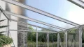 Vitavia Anlehn-Gewächshaus Athena 7000", Aluminium, 7,0 m², 3 mm ESG, 10 mm HKP | Wetterfestes & stabiles Wand-Gewächshaus zur Pflanzenanzucht | Ideales Treibhaus für Gemüse, Kräuter & Blumen - Thumbnail 4