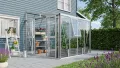 Vitavia Anlehn-Gewächshaus Athena 7000", Aluminium, 7,0 m², 3 mm ESG, 10 mm HKP | Wetterfestes & stabiles Wand-Gewächshaus zur Pflanzenanzucht | Ideales Treibhaus für Gemüse, Kräuter & Blumen - Thumbnail 1