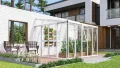Vitavia Anlehn-Gewächshaus Helena 8600", Aluminium, 8,6 m², 3 mm ESG, 10 mm HKP | Wetterfestes & stabiles Wand-Gewächshaus zur Pflanzenanzucht | Ideales Treibhaus für Gemüse, Kräuter & Blumen - Thumbnail 6