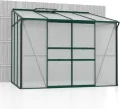 Vitavia Anlehn-Gewächshaus Osiris 7800", smaragd, 7,8 m², 4 mm HKP | Wetterfestes & stabiles Wand-Gewächshaus zur Pflanzenanzucht | Ideales Treibhaus für Gemüse, Kräuter & Blumen - Thumbnail 7