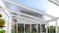 Vitavia Anlehn-Gewächshaus Helena 8600", weiß, 8,6 m², 3 mm ESG, 10 mm HKP | Wetterfestes & stabiles Wand-Gewächshaus zur Pflanzenanzucht | Ideales Treibhaus für Gemüse, Kräuter & Blumen - Thumbnail 5