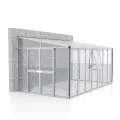 Vitavia Anlehn-Gewächshaus Athena 11900", Aluminium, 11,9 m², 3 mm ESG, 10 mm HKP | Wetterfestes & stabiles Wand-Gewächshaus zur Pflanzenanzucht | Ideales Treibhaus für Gemüse, Kräuter & Blumen - Thumbnail 2