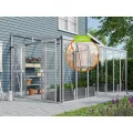 Vitavia Anlehn-Gewächshaus Athena 11900", Aluminium, 11,9 m², 3 mm ESG, 10 mm HKP | Wetterfestes & stabiles Wand-Gewächshaus zur Pflanzenanzucht | Ideales Treibhaus für Gemüse, Kräuter & Blumen - Thumbnail 5