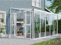 Vitavia Anlehn-Gewächshaus Athena 11900", Aluminium, 11,9 m², 3 mm ESG, 10 mm HKP | Wetterfestes & stabiles Wand-Gewächshaus zur Pflanzenanzucht | Ideales Treibhaus für Gemüse, Kräuter & Blumen - Thumbnail 6