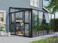 Vitavia Anlehn-Gewächshaus Athena 11900", Aluminium, 11,9 m², 3 mm ESG, 10 mm HKP | Wetterfestes & stabiles Wand-Gewächshaus zur Pflanzenanzucht | Ideales Treibhaus für Gemüse, Kräuter & Blumen - Thumbnail 9