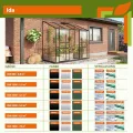 Vitavia Anlehn-Gewächshaus Ida 5200", schwarz, 5,2 m², 4 mm HKP | Wetterfestes & stabiles Wand-Gewächshaus zur Pflanzenanzucht | Ideales Treibhaus für Gemüse, Kräuter & Blumen - Thumbnail 9