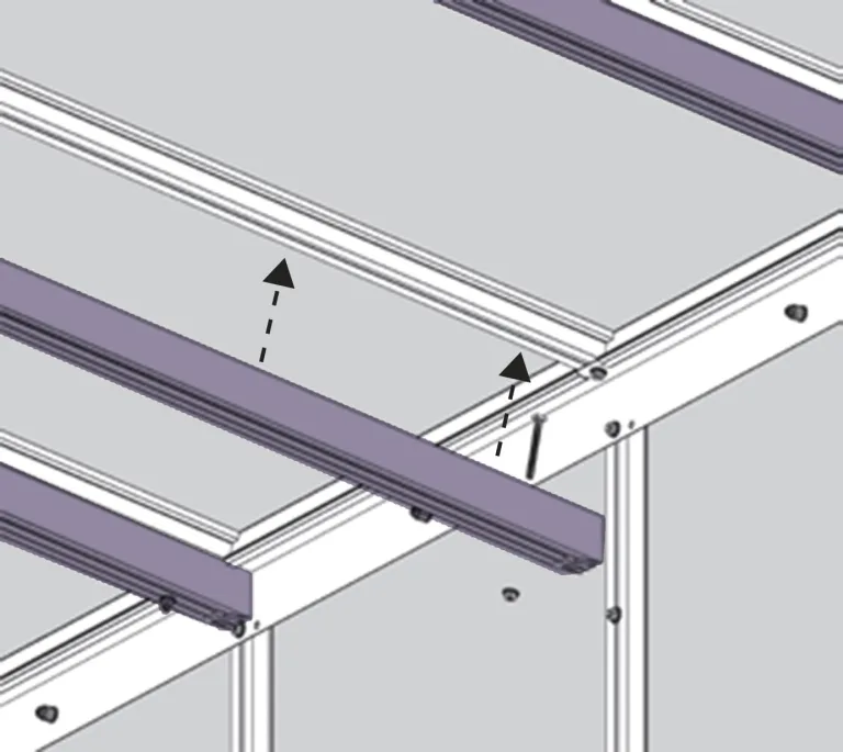 Vitavia Anlehn-Gewächshaus Helena 8600", schwarz, 8,6 m², 3 mm ESG, 10 mm HKP | Wetterfestes & stabiles Wand-Gewächshaus zur Pflanzenanzucht | Ideales Treibhaus für Gemüse, Kräuter & Blumen – Bild 5
