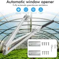 Automatischer Fensteröffner für Gewächshaus, Aluminiumlegierung Gewächshäuser Fensterheber Gewächshaus Vent Automatischer Öffner wärmeaktiviertes Lüftungsöffner Kit für Gewächshäuser & Frühbeete - Thumbnail 3