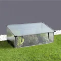 Vitavia Frühbeet Levana 2", mit Aufstelldach, grau | Wetterfest aus Zincalume® | Ergonomisch & Rückenschonend | Schutz vor Schnecken & Unkraut | Perfekt für Gemüse & Blumen - Thumbnail 1