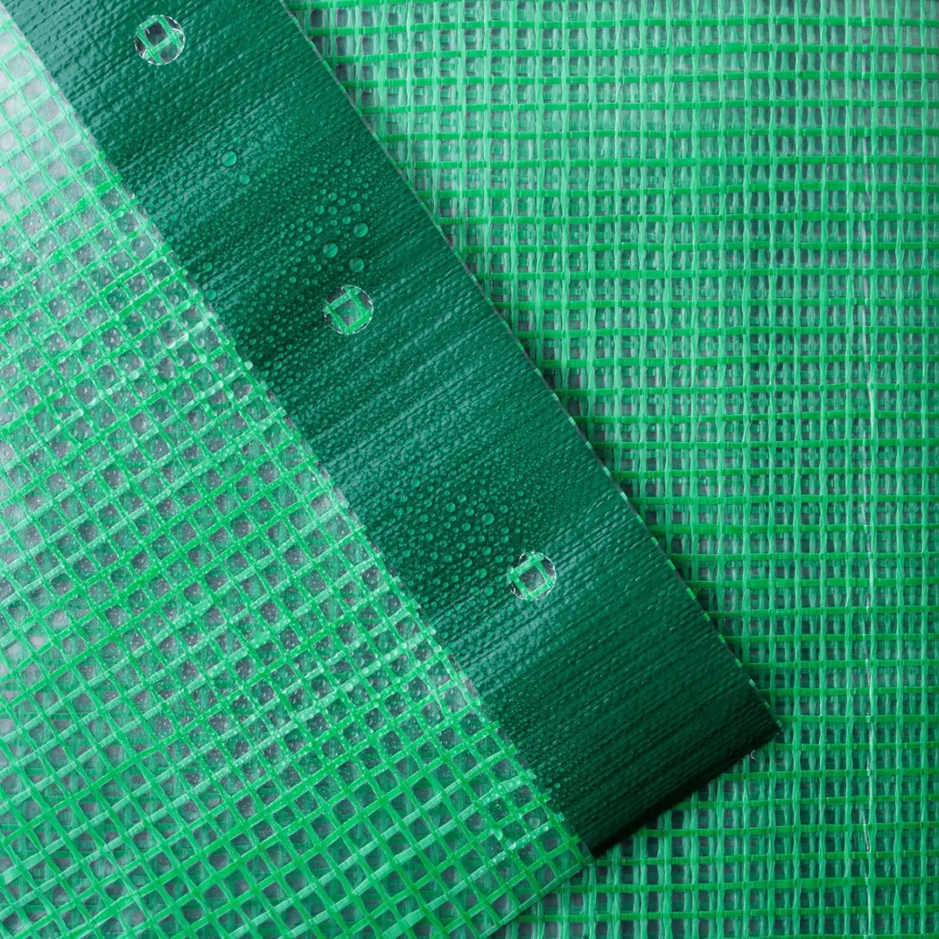 A-TEX® Gewächshausfolie 260 g/m² (1,50 x 10 m) Frühbeetfolie Tomatenfolie I Größe wählbar I UV-Stabil I Grün/Gitterfolie - Bild 1