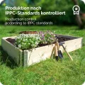 naturbelassene Hochbeete für Garten Palettenrahmen Hochbeet Holz für Pflanzen Blumen Kräuter Obst und Gemüse Natural 3-TLG. Set 3 Lieferumfang: 120x80x20 cm, 80x80x20 cm, 80x40x20 cm GD-0140 - Thumbnail 6