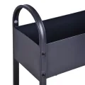 Metall Etagen Hochbeet anthrazit 60 x 22 cm 2 Pflanzkästen | Pulverbeschichtet, Eisen dunkelgrau, Frühbeet, Vertikalbeet, Gemüse Anzucht - Thumbnail 3
