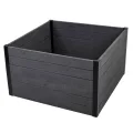 TRUTZHOLM Hochbeet 98 x 40 x 59 cm 100 Liter Holzoptik robust witterungsbeständig grau Pflanzkasten - Thumbnail 8