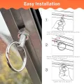 Gewächshausschrauben und -ringe für Gewächshaus, Gewächshauszubehör, Aluminium-Gewächshausmuttern und -schrauben, Aufhängeringe (Bolts & Nuts With Rings- 20pcs) - Thumbnail 3