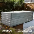 Arebos Hochbeet Metall 120x90x59 cm | Gartenbeet aus verzinktem Stahl | Pflanzbeet wetterfest & rostfrei | Rechteckiges Gemüsebeet für Garten & Terrasse | Hochbeet Bausatz ohne Boden - Thumbnail 7
