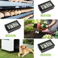 8 Stück Hygrometer Thermometer, Mini Digital Hygrometer mit LCD, indoor hygrometer Temperatur Luftfeuchtigkeitsmesser Celsius(℃) für Weinkeller Gewächshaus Babyzimmer - Thumbnail 7