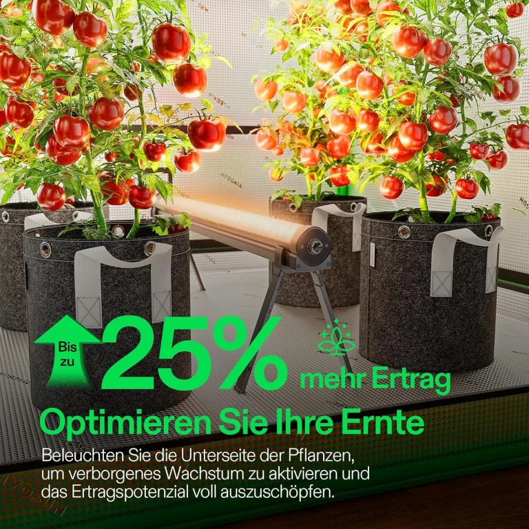 VIVOSUN LumaRay Under Canopy Grow Lampe, Vollspektrum Dimmbares LED Pflanzenlampe für Growzelte und Gewächshäuser, SGS Kompatibel, 100W, 1er Pack, 1m – Bild 9