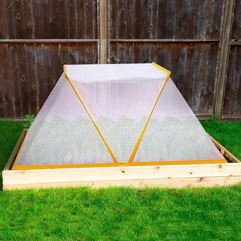 Pflanzen Hochbeet Abdeckung, Faltbare Hochbeetabdeckung für Garten, 80 x 34 x 35 cm Abdeckung für Hochbeete, Pflanzenabdeckung Beetabdeckung, Pflanzenschutzgitter zum Schutz von Gemüse (Groß * 2) – Bild 5