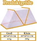 Pflanzen Hochbeet Abdeckung, Faltbare Hochbeetabdeckung für Garten, 80 x 34 x 35 cm Abdeckung für Hochbeete, Pflanzenabdeckung Beetabdeckung, Pflanzenschutzgitter zum Schutz von Gemüse (Groß * 2) - Thumbnail 2