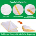 Pflanzen Hochbeet Abdeckung, Faltbare Hochbeetabdeckung für Garten, 80 x 34 x 35 cm Abdeckung für Hochbeete, Pflanzenabdeckung Beetabdeckung, Pflanzenschutzgitter zum Schutz von Gemüse (Groß * 2) - Thumbnail 4