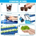 A-Typ Hydroponics Growing System Kit mit 72 Pflanzstellen, Food-Grade PVC-U Rohre hydroponik für Gemüse und Kräuter - Thumbnail 7