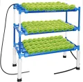 A-Typ Hydroponics Growing System Kit mit 72 Pflanzstellen, Food-Grade PVC-U Rohre hydroponik für Gemüse und Kräuter - Thumbnail 9