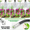 Bewässerungssystem Garten bewässerung Gartenbewässerungssysteme 15M Tropfbewässerungssystem Hochbeet, 25 Directional Brass Spray Nozzles für Outdoor-Nebelkühlsystem, Bauernhof Rasenbewässerung - Thumbnail 3