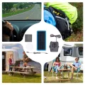Autoheizung mit Solarpanel, Gewächshausheizung mit Solarpanel, Winterwärmer, 30 W, tragbares Auto, Solarenergie-Set für Zuhause - Thumbnail 4