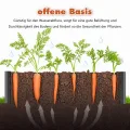 Thanaddo Hochbeet Metall Pflanzbeet, rechteckig Gemüsebeet aus verzinktem Stahl, Gartenbeet Pflanzkasten Pflanzkasten Blumenkasten für Garten & Terrasse, 220x112x64cm, Anthrazit - Thumbnail 3