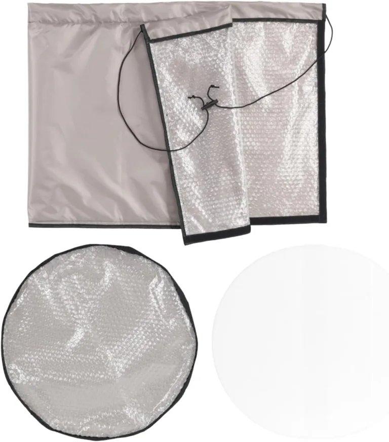 Maximex Pflanzenschutz Pflanztopf-Sack 2er Set Überwinterung Frostschutz Pflanzen 28l Zylinder platzsparend verstaubar 30x40cm Beige Polyester Kunststoff – Bild 3