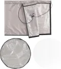 Maximex Pflanzenschutz Pflanztopf-Sack 2er Set Überwinterung Frostschutz Pflanzen 28l Zylinder platzsparend verstaubar 30x40cm Beige Polyester Kunststoff - Thumbnail 3