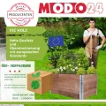 Hochbeet Holz, mit Noppenfolie, Kräuterbeet, Gartenbeet, Pflanzbeet, Blumenbeet, Gemüsebeet, für Garten und Terrasse, Kiefernholz, Massivholz, Abmessungen 40x60x80 cm, Farbe: Braun - Thumbnail 9