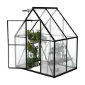 UISEBRT Gewächshaus Treibhaus für Garten Tomatenhaus mit Fundament Frühbeet Pflanzenhaus mit Fenster & Wetterfestem Hohlkammerplatten Gartengewächshäuser 125x180x195cm UV- & Frostgeschützt - Thumbnail 1