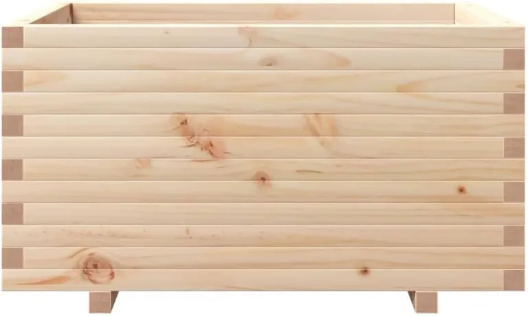 Gecheer Pflanzkübel 90x60x49 5 cm Massivholz Kiefer für Gärten Balkone und Terrassen – Bild 6