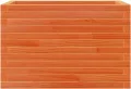 Gecheer Pflanzkübel Wachsbraun 70x40x45,5 cm Massivholz Kiefer Robustes Holzrahmen für Garten Dekoration - Thumbnail 6