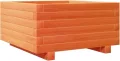 Gecheer Pflanzkübel Wachsbraun 50x50x26 5 cm Massivholz Kiefer großes Volumen für Pflanzen Gemüse und Kräuter im Garten - Thumbnail 3
