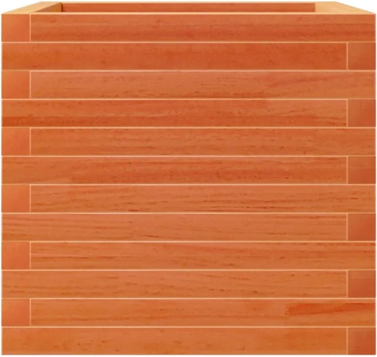 Gecheer Pflanzkübel Wachsbraun 50x50x45 5 cm Massivholz Kiefer robust und stabil für Garten Dekoration – Bild 7