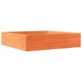 Gecheer Pflanzkübel Wachsbraun 100x100x23 cm Massivholz Kiefer Robustes Holzgerüst viel Platz für Pflanzen und Blumen for Garten Dekoration - Thumbnail 2