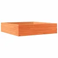 Gecheer Pflanzkübel Wachsbraun 100x100x23 cm Massivholz Kiefer Robustes Holzgerüst viel Platz für Pflanzen und Blumen for Garten Dekoration - Thumbnail 7