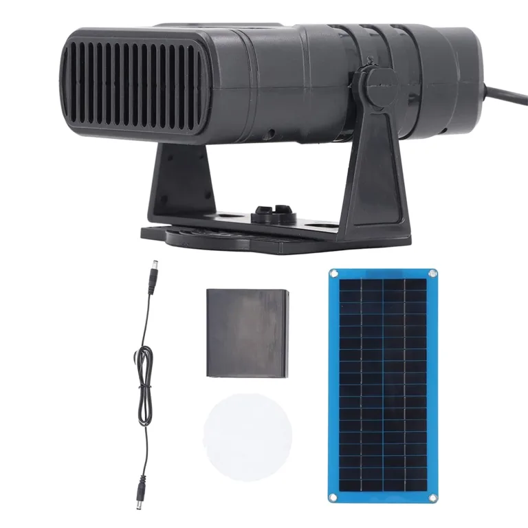 Gewächshausheizung für Solarpanel, Solar Auto elektrische Deining Wärmepumpe, 30 W solarbetriebener Backofen, 43 x 20 cm einfache Installation, Windschutzscheibe Abtauen für Winterfahrzeuge, Haustiere – Bild 1