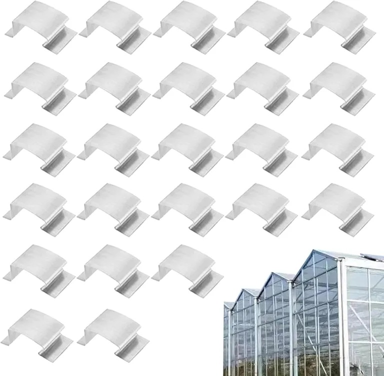 Klammern für Gewächshaus Glas | 25 Stück Federklammern für Gewächshaus aus Glas | Rostfreie Klemmen zur Befestigung von Garten, Außenbereich und Konserven im Gartenbau – Bild 6