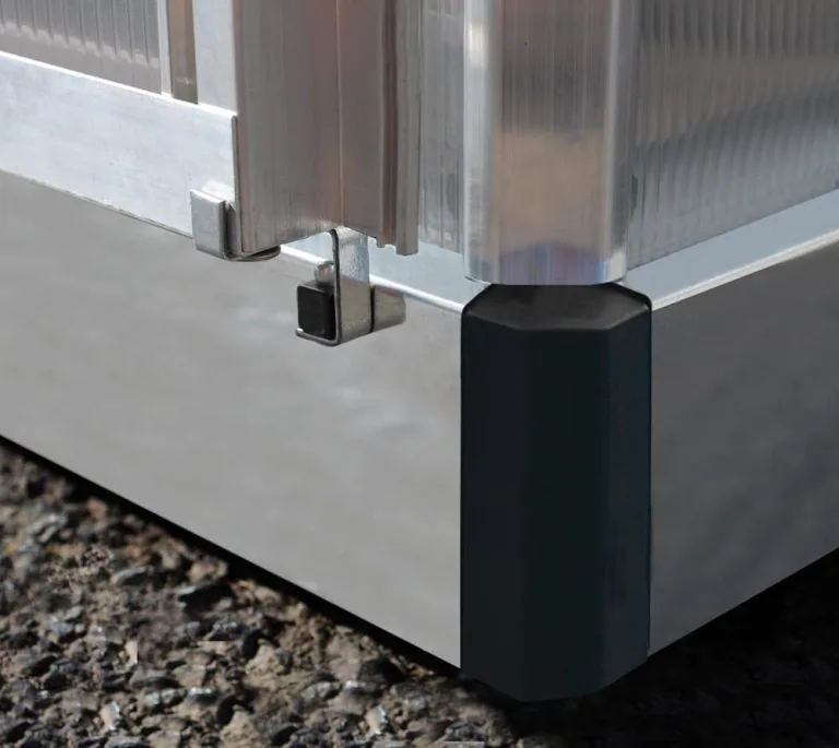 Palram-Canopia Aluminium Gewächshaus Bella 820 | 601x244 cm | Zwiebelform | 6 mm Polycarbonat-Doppelstegpaneele | Inkl. Zubehörset | UV-beständig & wetterfest | Mit Doppelflügeltür & 4 Dachfenstern – Bild 6