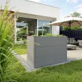 Metzler Hochbeet für den Garten oder Balkon – Stahl in Grau | Witterungsbeständiges Metall-Gartenbeet, Pflanzenbeet, Blumenhochbeet | 100 x 50 x 77 cm - Thumbnail 7