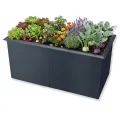 Metzler Hochbeet für den Garten – Stahl in Eisenglimmer | Witterungsbeständiges Metall-Gartenbeet, Pflanzenbeet, Blumenhochbeet | 150 x 75 x 77 cm - Thumbnail 9