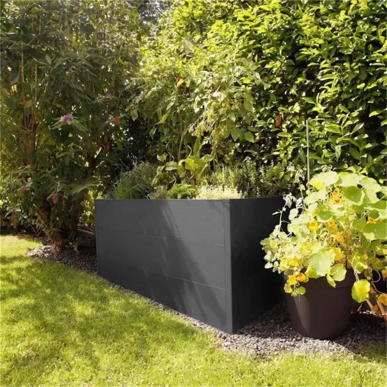 Metzler Hochbeet für den Garten oder Balkon – Stahl in Eisenglimmer | Witterungsbeständiges Metall-Gartenbeet, Pflanzenbeet, Blumenhochbeet | 100 x 50 x 77 cm – Bild 8
