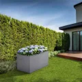 Metzler Hochbeet für den Garten – Stahl in Grau | Witterungsbeständiges Metall-Gartenbeet, Pflanzenbeet, Blumenhochbeet | 150 x 75 x 77 cm - Thumbnail 2